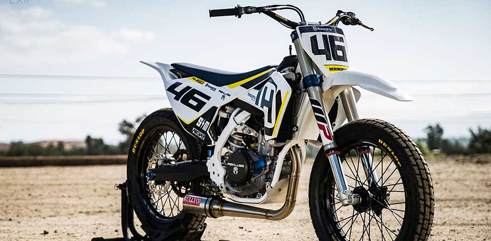 Flat Tracker Husqvarna Khusus Balapan